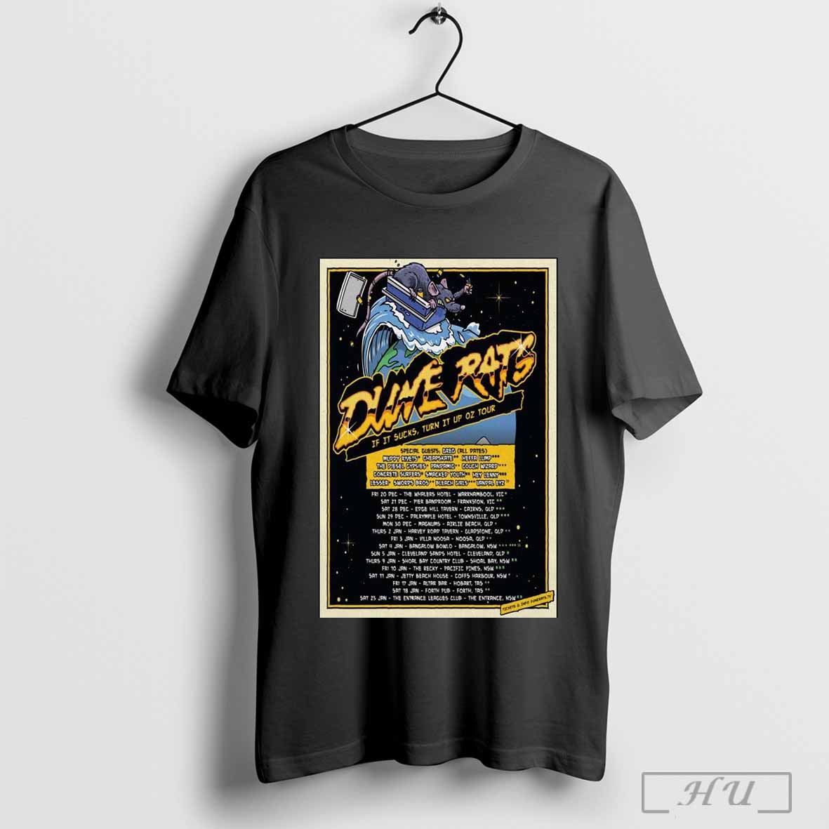 Dunerats Denies Worldish Tour 2025 Poster Shirt