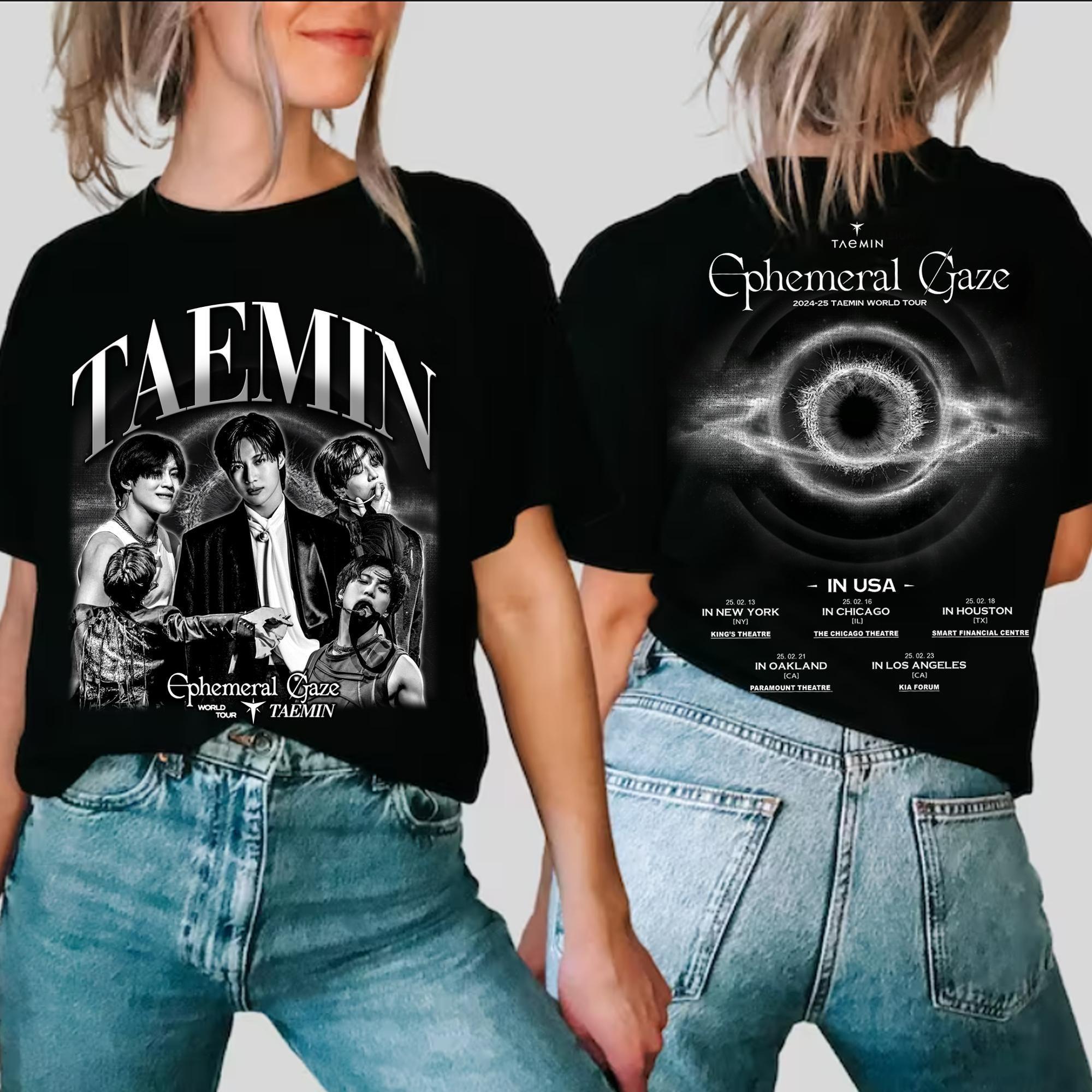 Taemin Ephemeral Gaze Tour 2025 Shirt 2 Apparel