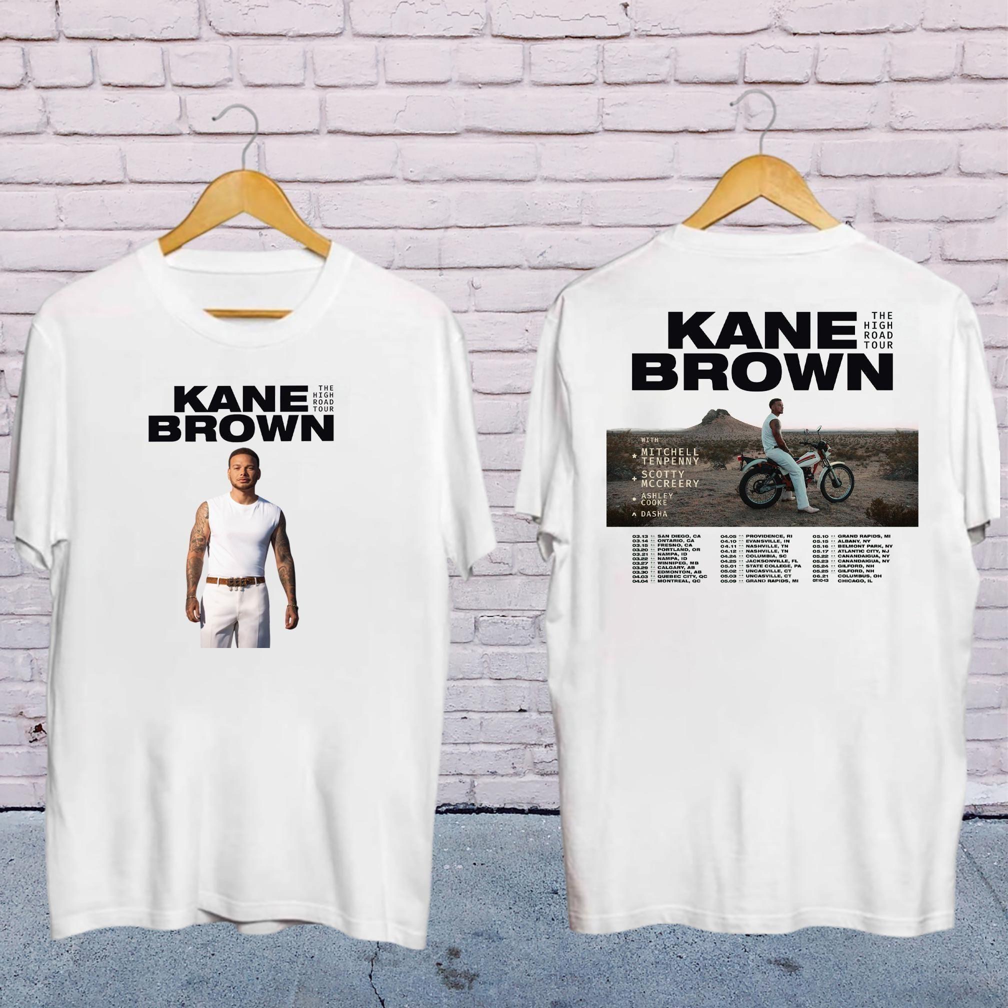 Kane Brown 2025 The High Road Tour Double Side Shirt