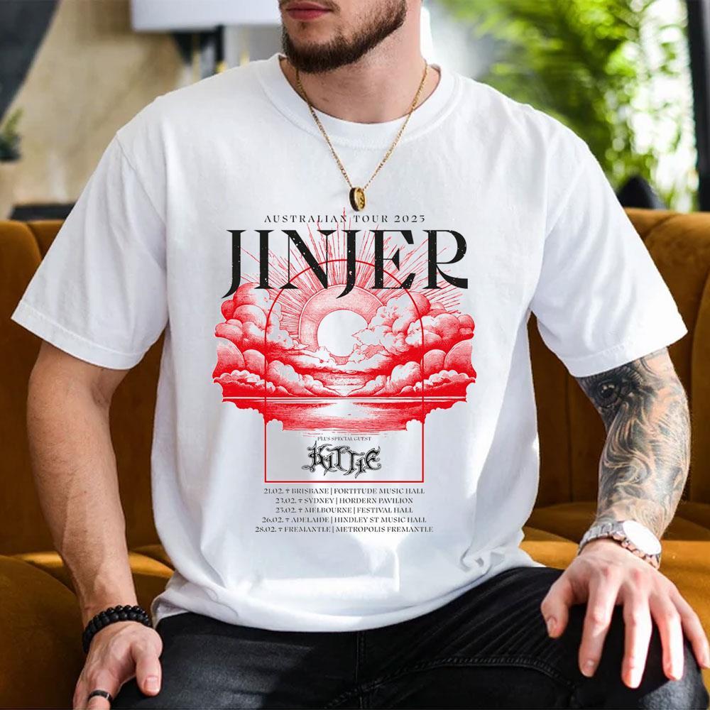Design Jinjer Australian Tour Shirt Dates 2025 Apparel
