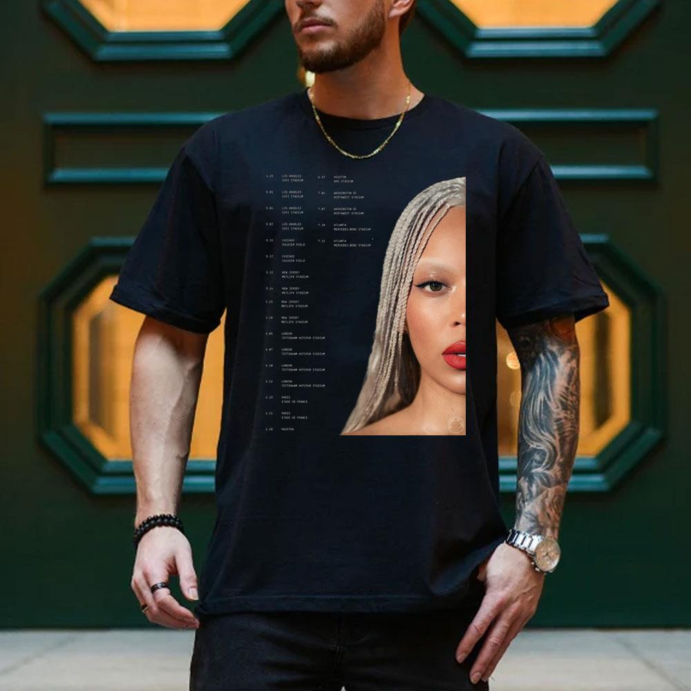 Design Beyonce Cowboy Carter Tour 2025 Shirt Dates Apparel