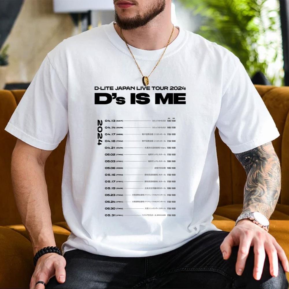 Design Dlite Japan Live Tour Shirt Daesung 2024 2025 Merch