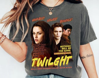 Twilighshirt, Twilight Edward Shirt, Edward Cullen Shirt, Twilight Bella, Edward And Bella, Ed And Bella Shirt, Twilight Movies Tee