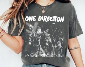 Vintage One DirEction Pop Music Shirt, One Funny Direction Graphic Shirt, Retro Direction Music Album Shirt, 1D Gift For Men Women Shirt