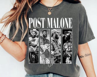 Comfort Colors Vintage Post Malone Shirt, Malone Rap Music Shirt, Posty 2025 Tour, Posty Rapper Shirt, Malone Music The Album