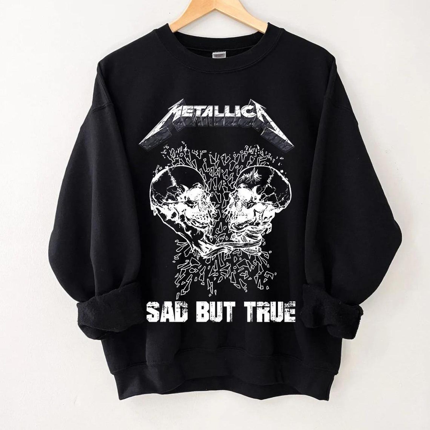 Sad But True Shirt, Vintage Metallica Shirt, Band Tee, Metal Band Tshirt