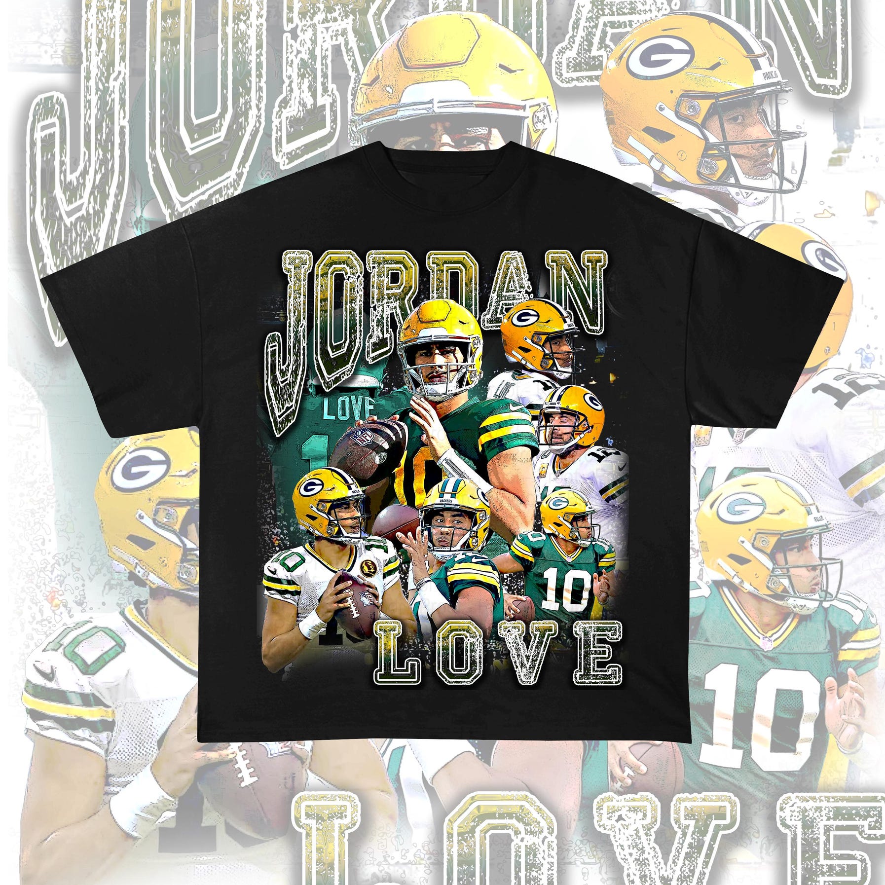 Limited Jordan Love Vintage Shirt, Retro Jordan Love Shirt, Jordan Love Shirt, Football Shirt