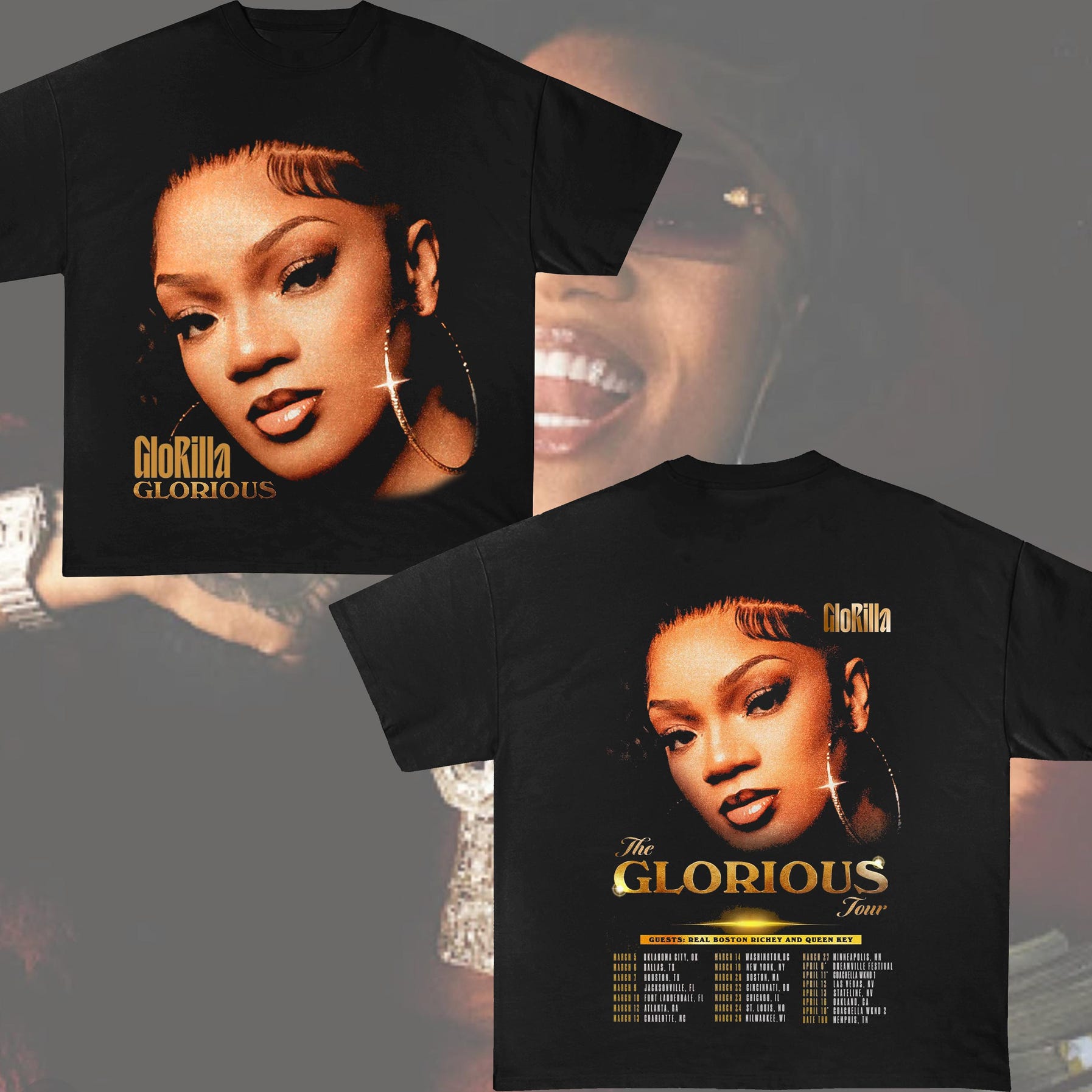 2025 Glorilla Glorious Tour Shirt, Glorilla Tour Merch, Glorilla 2025 Concert, Glorilla Fan Shirt, Glorilla 90S Vintage Shirt, Glorilla Tee