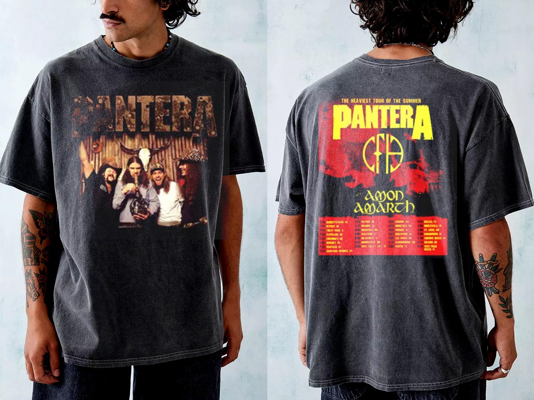 2025 Pantera The Heaviest Tour Of The Summer Shirt, Pantera 2025 Concert, Pantera Fan Gift, Rock Band Pantera Merch, Pantera Graphic Shirt