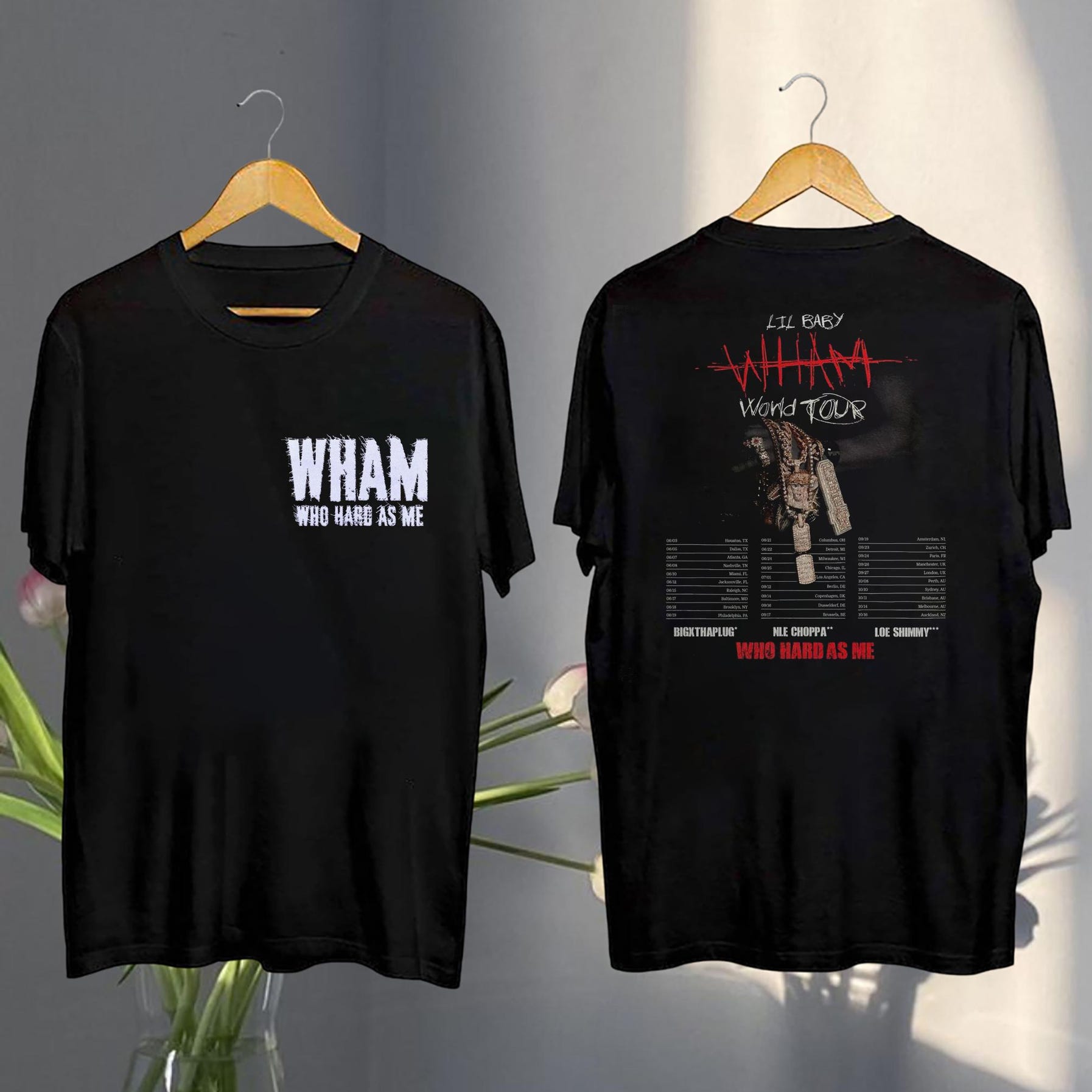 2025 Lil Baby Wham World Tour Shirt, Lil Baby Who Hard As Me Tour 2025 Shirt, Lil Baby Fan Gift, Lil Baby Rapper Merch, Lil Baby Graphic Tee