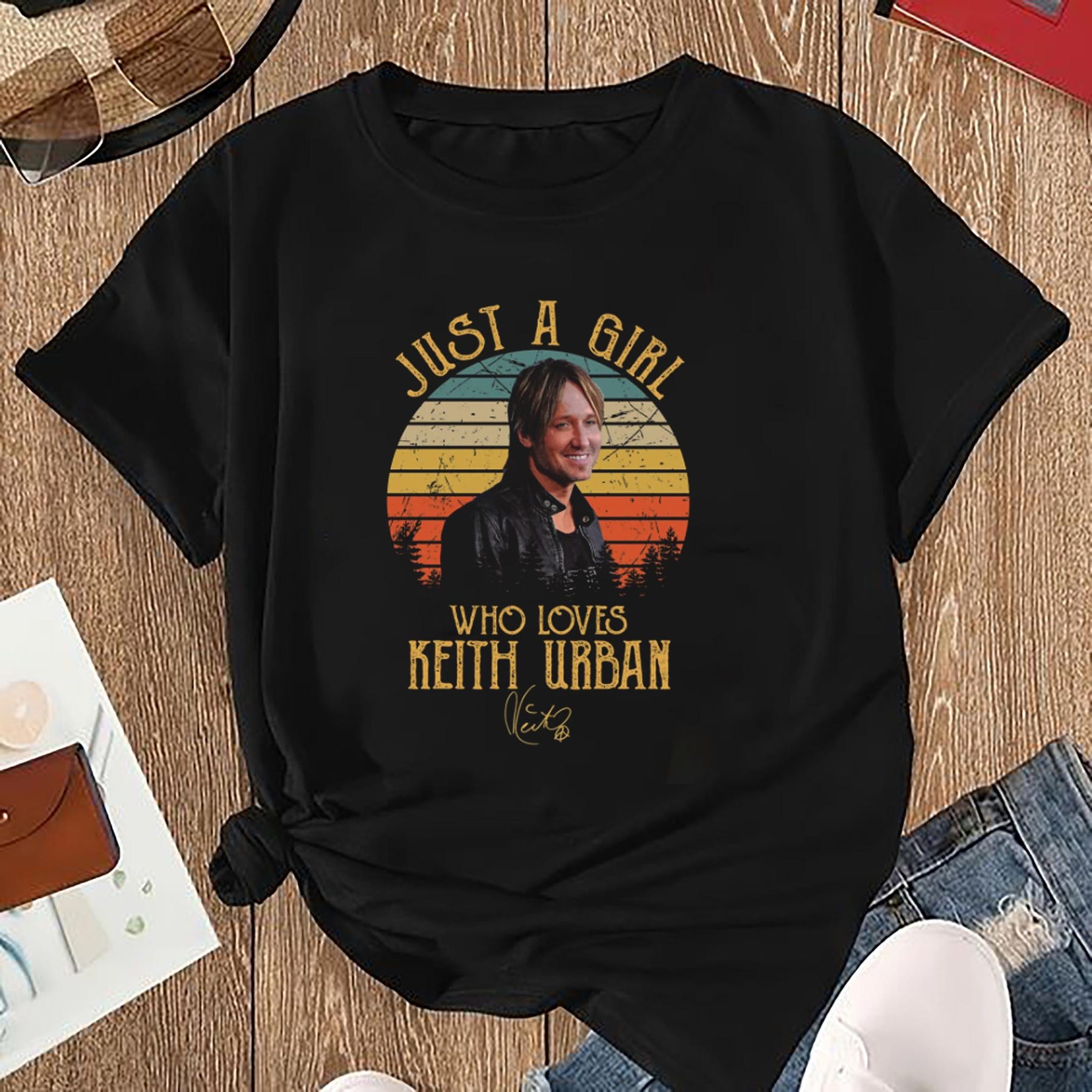 Keith Urban 90S Vintage Shirt, Keith Urban Signature Shirt, Keith Urban Fan Gift, Keith Urban Tour 2025 Shirt, Keith Urban Country Music Tee