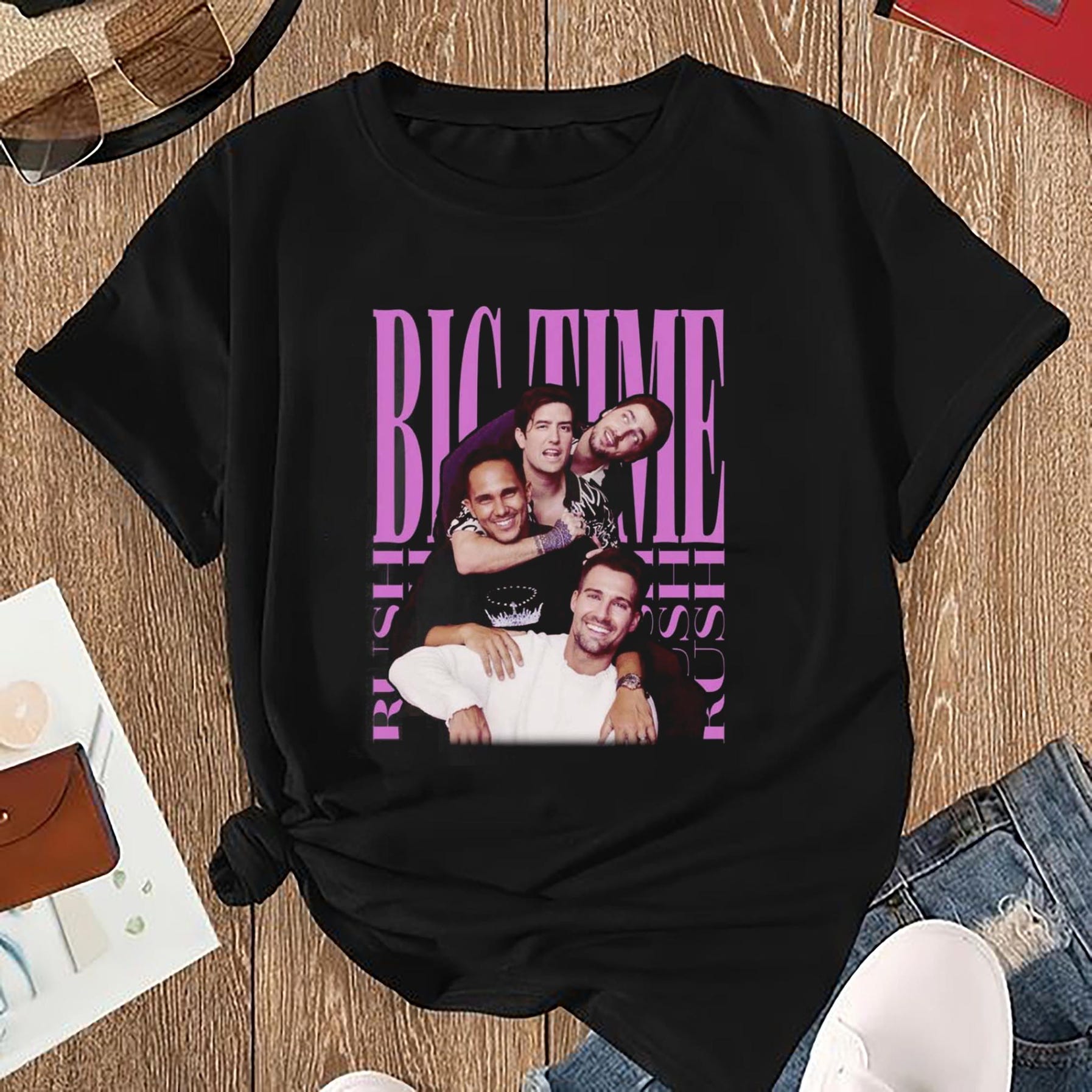 Graphic Big Time Rush Shirt, 2025 Big Time Rush Tour Shirt, Big Time Rush Fan Gift, Big Time Rush Merch, Big Time Rush 90S Vintage Shirt