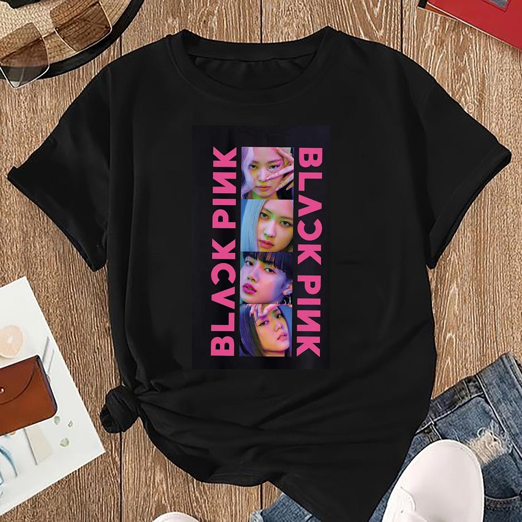 Black Pink Vintage Shirt, Black Pink Blink Fan Gifshirt, Black Pink World Tour 2025 Shirt, Black Pink Tee, Kpop Band Black Pink Merch