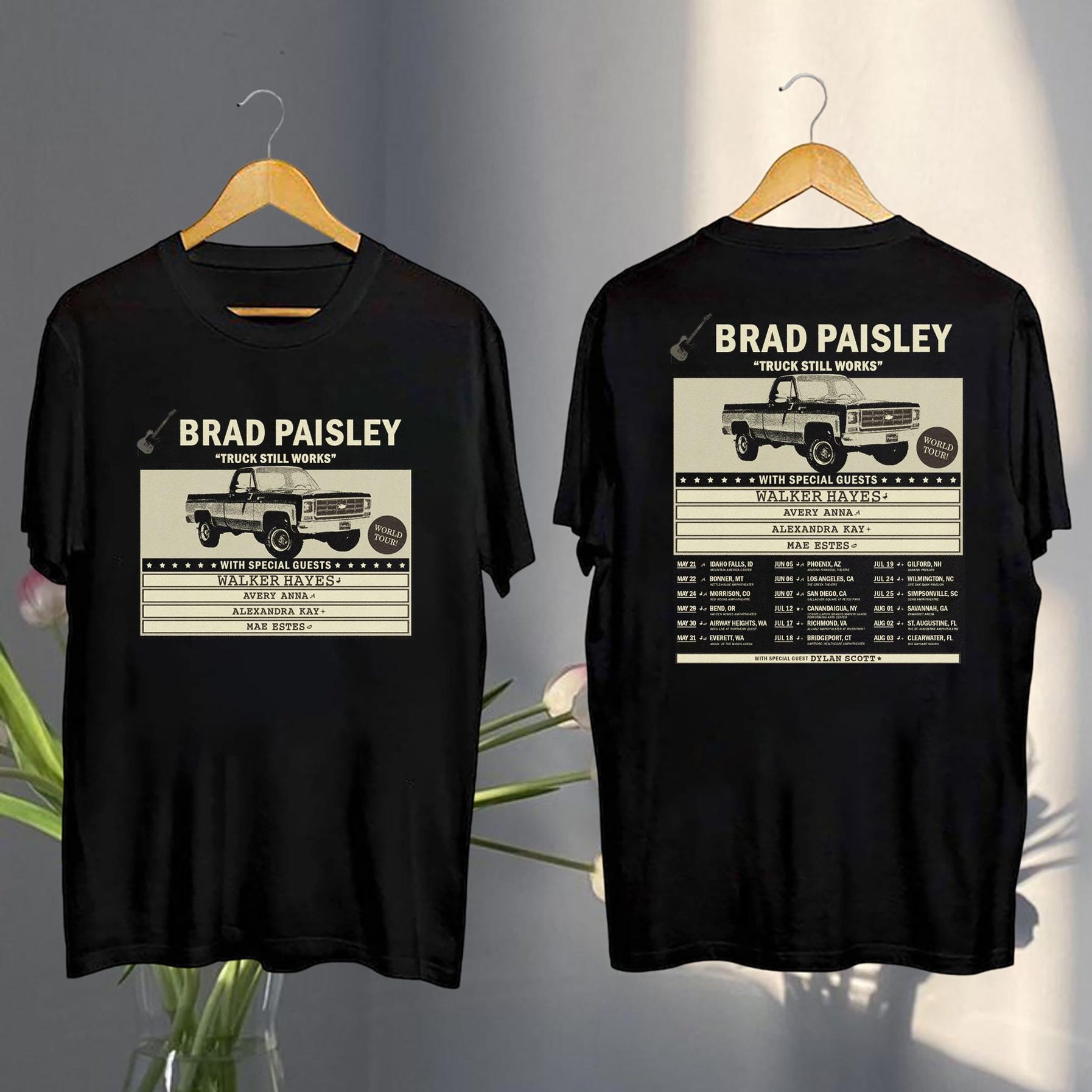 2025 Brad Paisley Truck Still Works Tour Shirt, Brad Paisley 2025 Concert, Brad Paisley Fan Shirt, Brad Paisley Merch, Country Music Tour