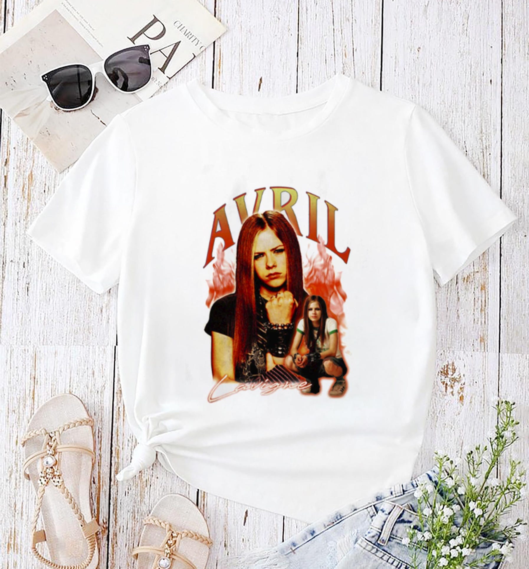 90S Vintage Avril Lavigne Bootleg Shirt, Avril Lavigne Tour 2025 Shirt, Avril Lavigne Fan Shirt, Avril Lavigne Merch, Avril Lavigne Shirt