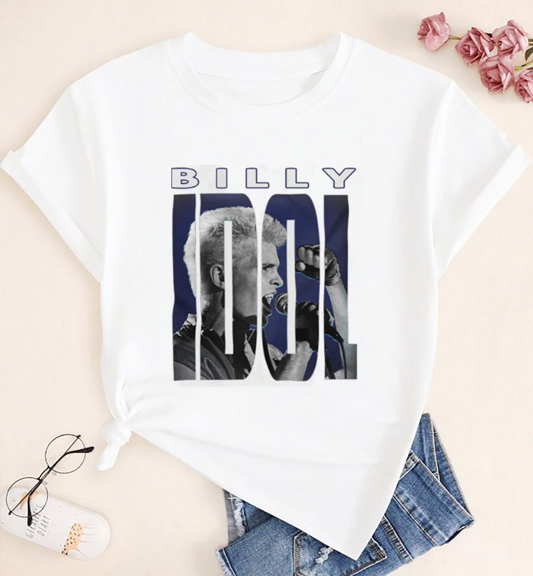 Billy Idol Bootleg Tee, Billy Idol Fan Shirt, Billy Idol 90S Vintage Shirt, Billy Idol Tour 2025 Shirt, Billy Idol Merch, Tour 2025 Shirt