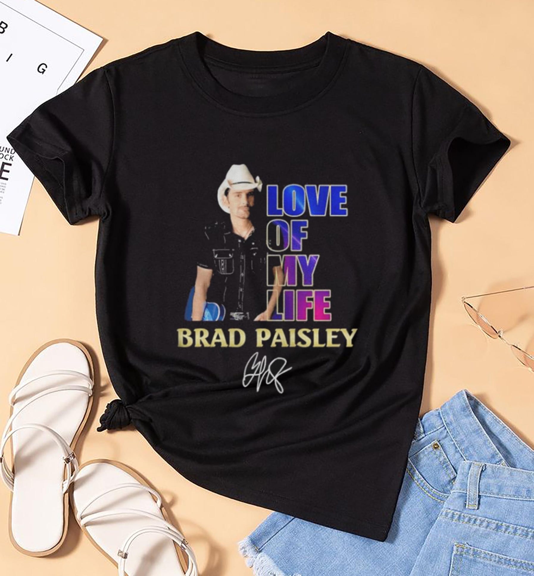 Brad Paisley Signature Shirt, Brad Paisley Tee, Brad Paisley Shirt, Brad Paisley Concert, Brad Paisley Fan Shirt, Brad Paisley Tour Merch
