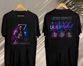 2025 Lenny Kravitz Blue Electric Light Tour Shirt, Lenny Kravitz Concert, Lenny Kravitz Blue Electric Light Tour Tee, Lenny Kravitz Fan Gift