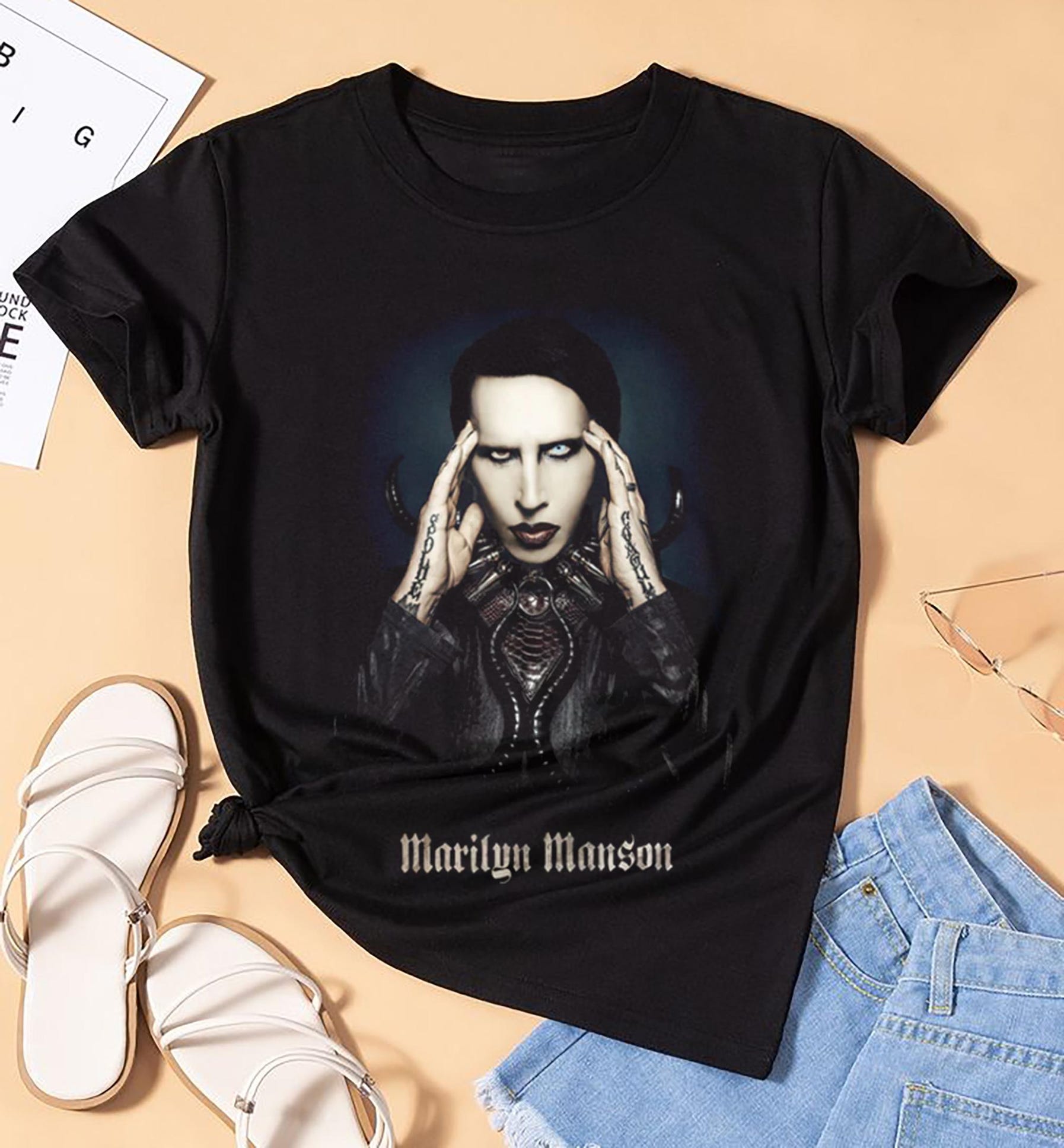 Marilyn Manson Shirt, Marilyn Manson Fan Shirt, Marilyn Manson Concert, Marilyn Manson North American Spring Tour Tee, Marilyn Manson Gift