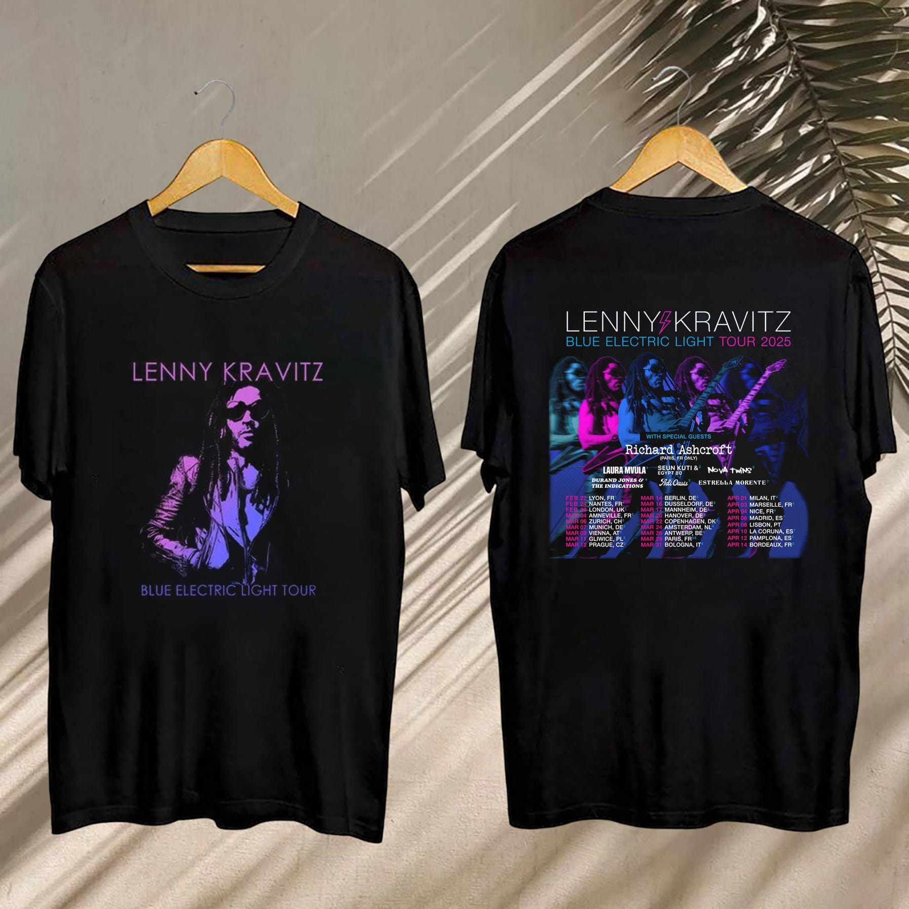 Lenny Kravitz Blue Electric Light Tour Tee, 2025 Lenny Kravitz Blue Electric Light Tour Shirt, Lenny Kravitz Concert, Lenny Kravitz Fan Gift