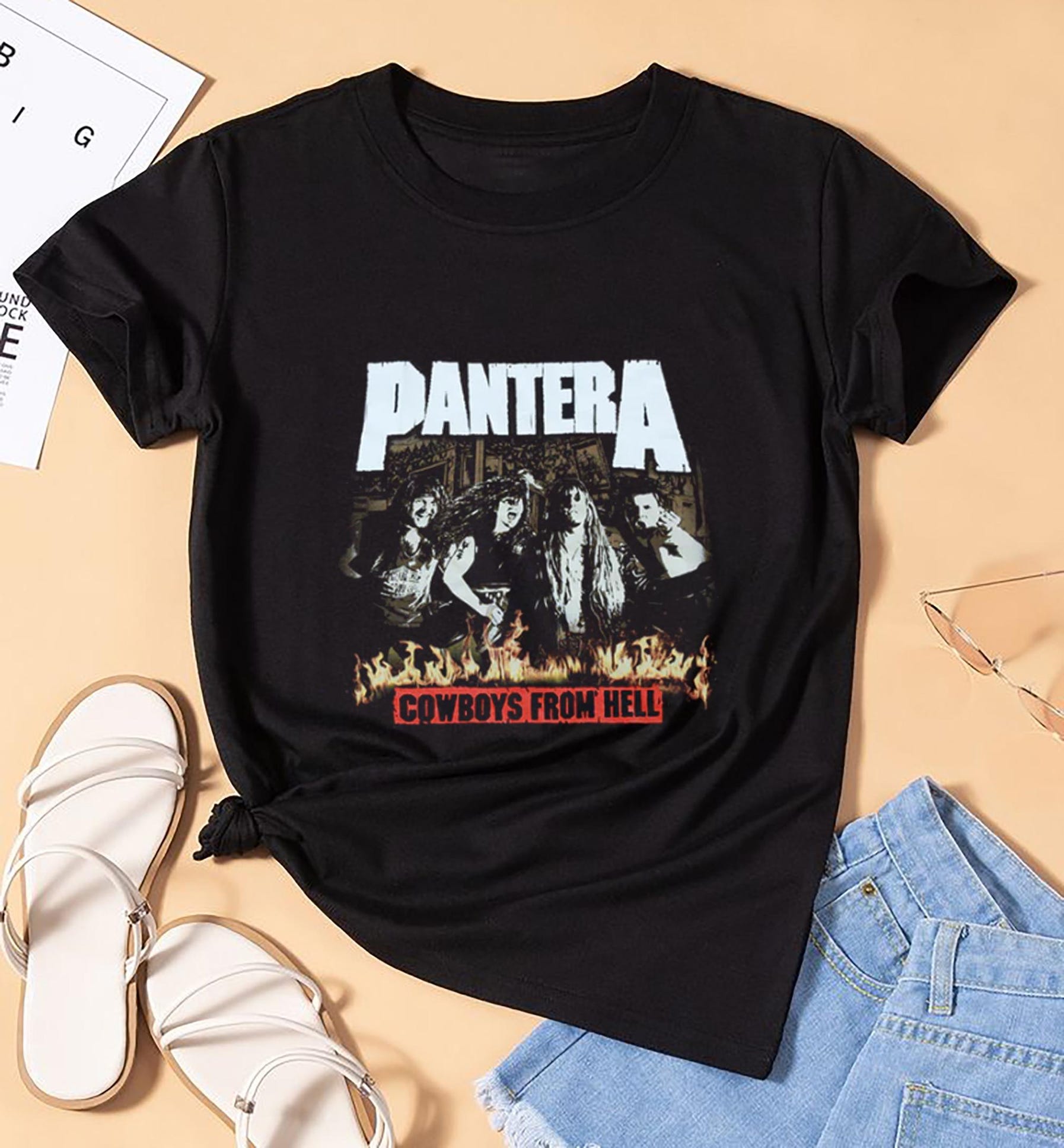 Pantera Cowboys From Hell 2025 Shirt, Pantera Tee, Pantera Unisex Tour Shirt, Pantera Shirt, Pantera Tour, Pantera Fan Gift, Pantera Merch