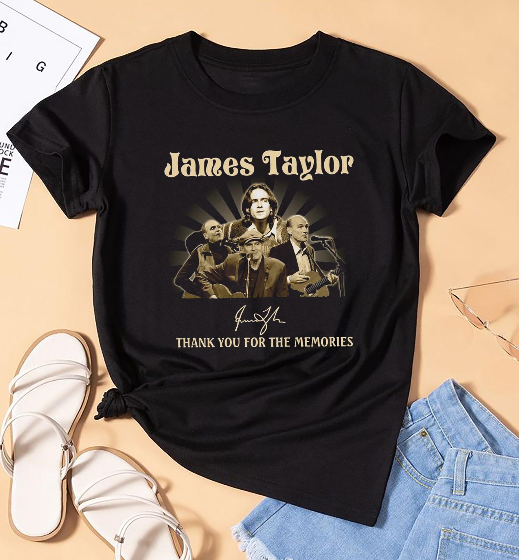 90S Vintage James Taylor Shirt, James Taylor Bootleg Shirt, James Taylor Fan Shirt, James Taylor Merch, James Taylor Summer Tour 2025 Shirt