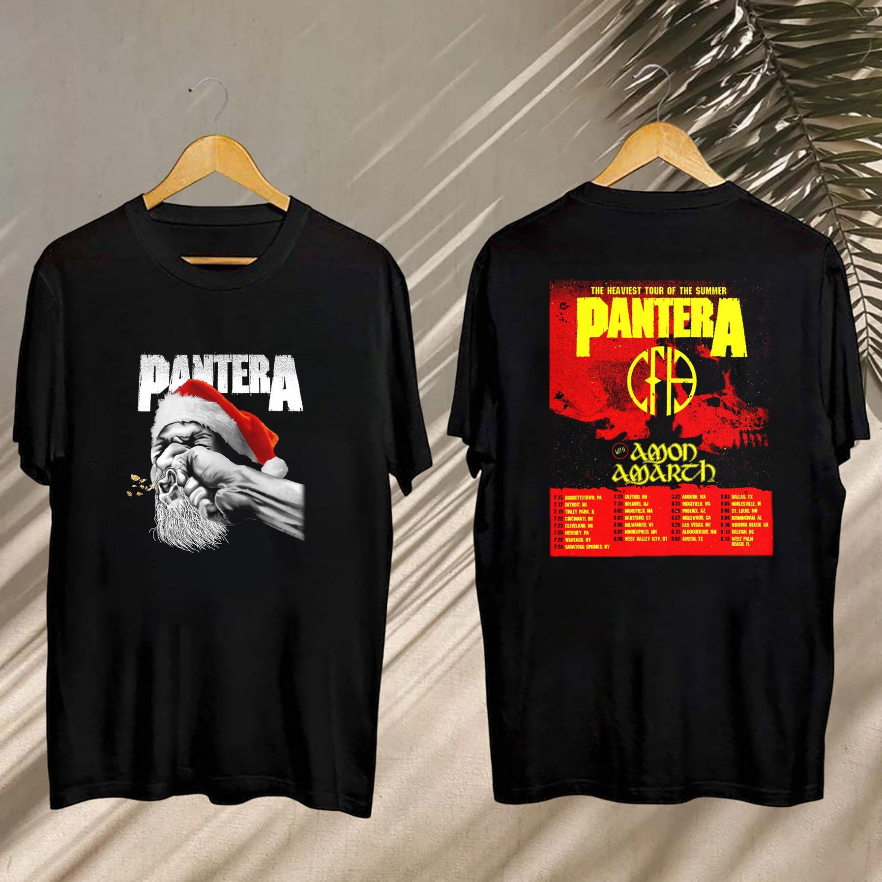 Pantera Shirt, 2025 Pantera The Heaviest Tour Of The Summer Shirt, Pantera The Heaviest Tour, Pantera Fan Gift, Pantera Merch, Pantera Tee