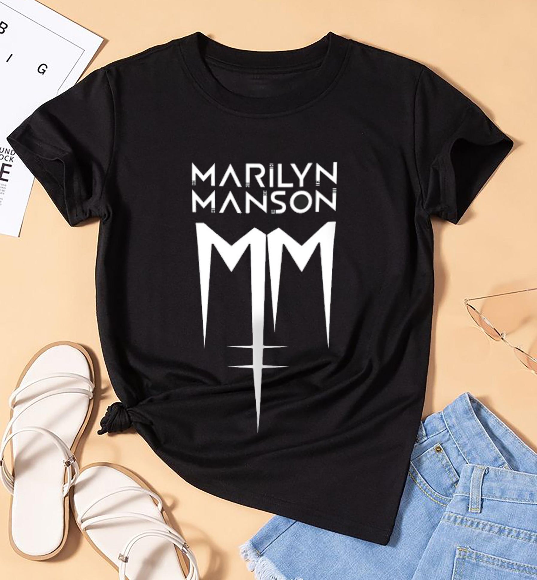 Marilyn Manson Tee, Marilyn Manson Shirt, Marilyn Manson Fan Shirt, Marilyn Manson Concert, Marilyn Manson North American Spring Tour Tee