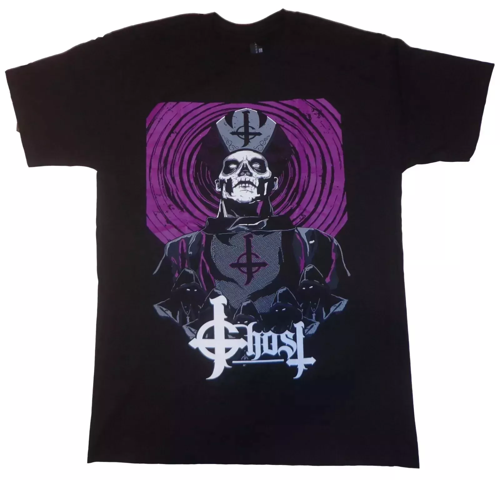 Ghost Rock Band World Tour 2025 The Schedule Shirt 2D Size 