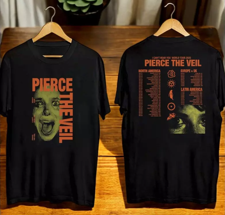 Pierce The Veil I CanT Hear You Tour 2025 Shirt