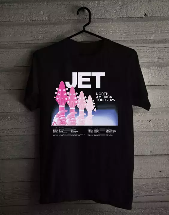 Jet Band Tour 2025 S To 5Xl Shirt