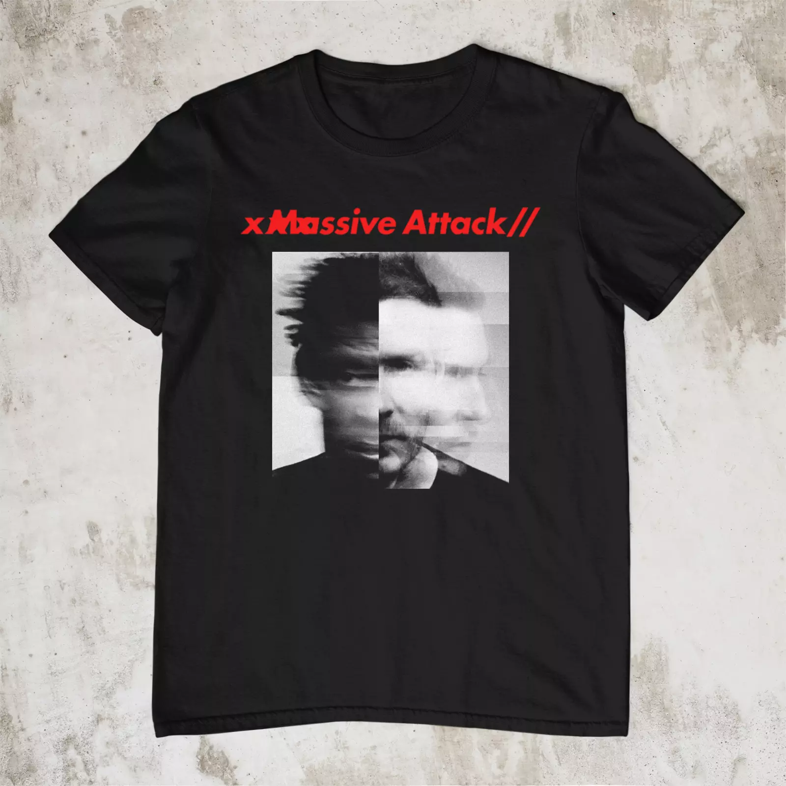 Massive Attack 2025 Tour Concert Black Shirt Ae408