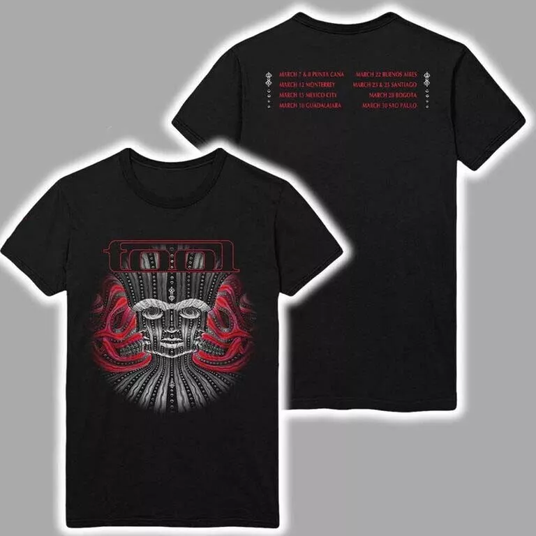 Tool Band South America 2025 Tour Dates List Start On On March 2025 Shirt