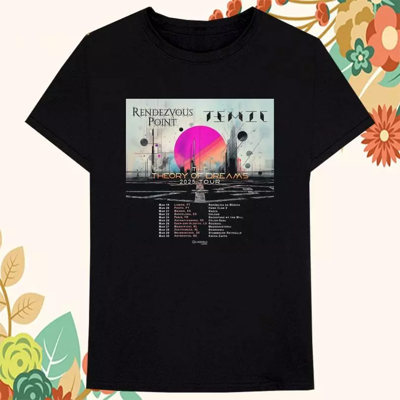 Rendezvous Point Band The Theory Of Dream 2025 Tour Shirt Cotton Ds02A