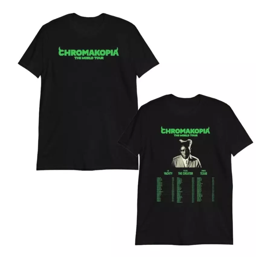 Shirt Tyler The Creator Okonma Chromakopia Lr Yachty Paris World Tour 2025