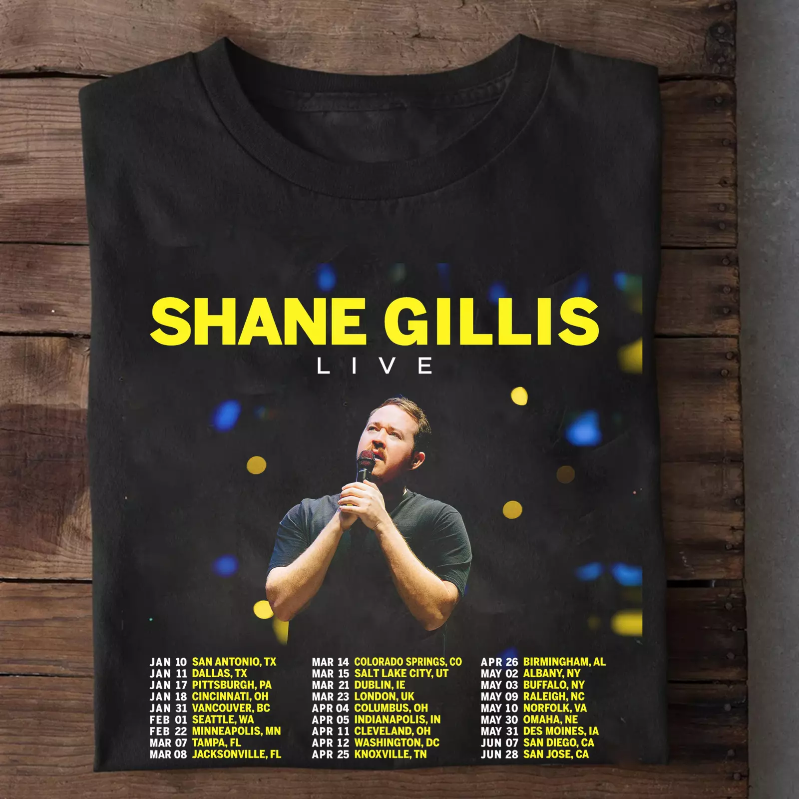 Shane Gillis 2025 Tour Live Shirt 