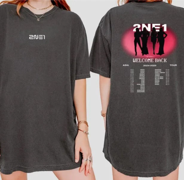2Ne1 Welcome Back 2024-2025 Asia Tour Concershirt