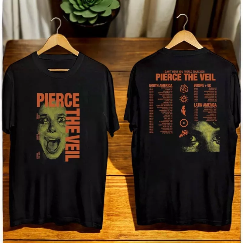 Pierce The Veil I CanT Hear You Tour 2025 Shirt Perfect Gift For Friends