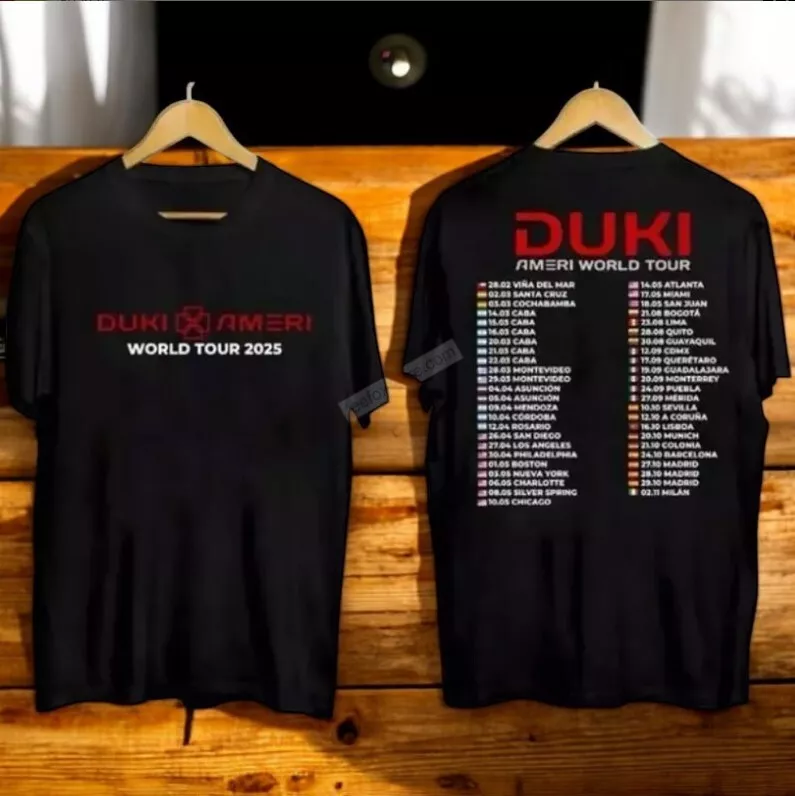 Duki World Tour 2025 Shirt Gift For Friend