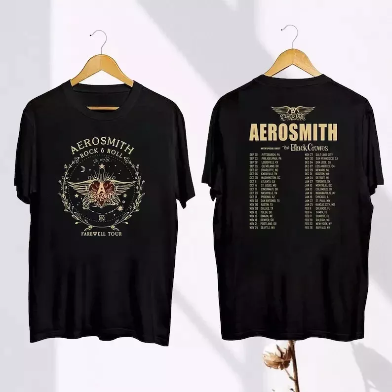 Aerosmith Peace Out Farewell Tour 2024-2025 Shirt, Aerosmith Fan Gift, Aerosmi