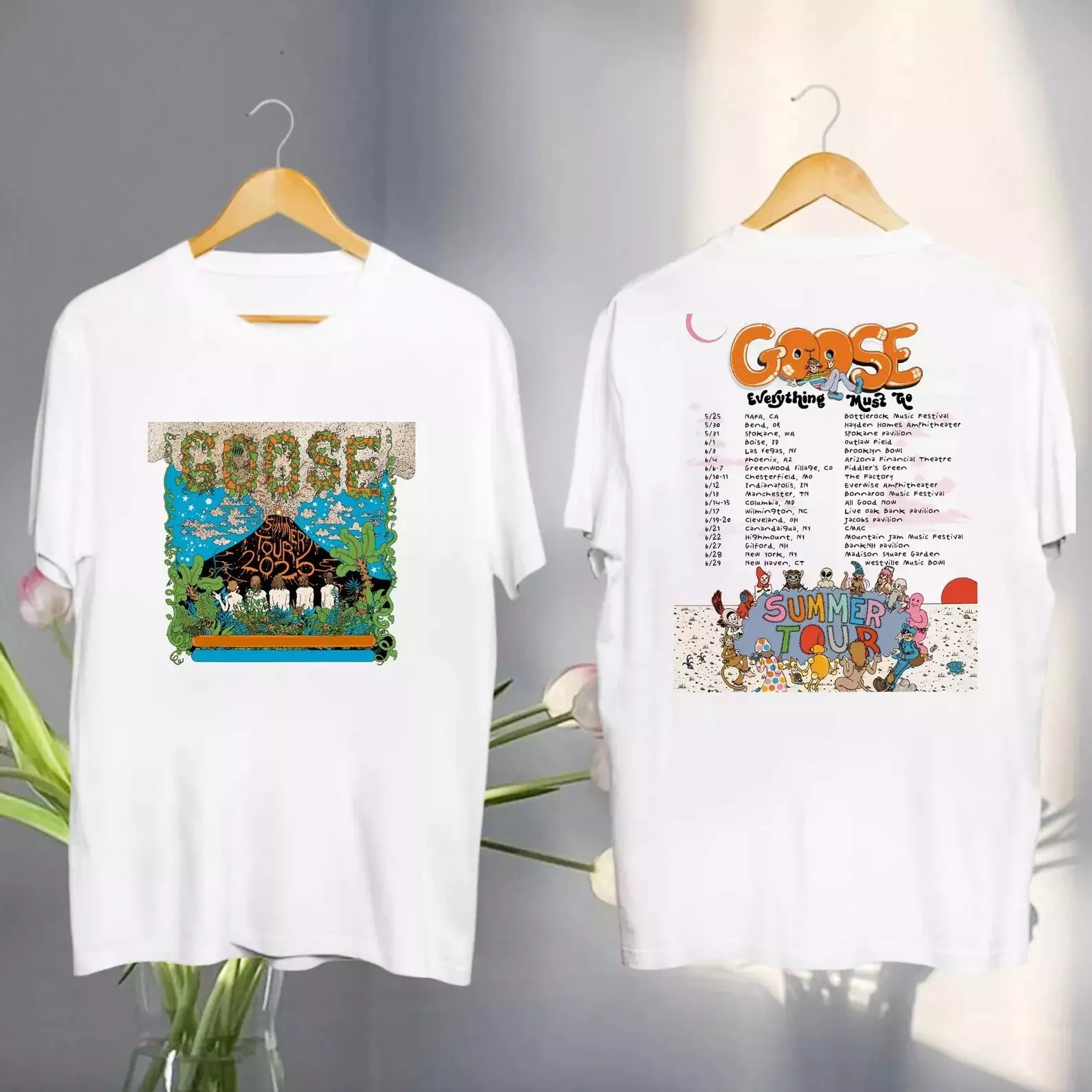 2025 Goose The Band Everything Must Go Summer Tour Shirt