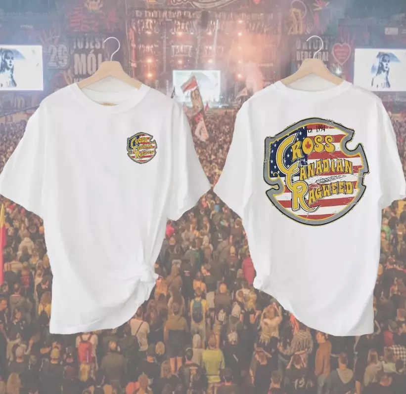 Cross Canadian Ragweed Music Tour 2025 White Shirt Gift 