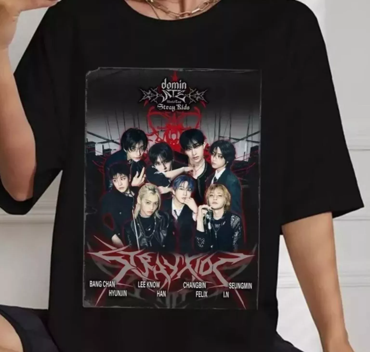 Stray Kids Dominate World Tour Us 2025 Shirt, Stray Kids Hop Album