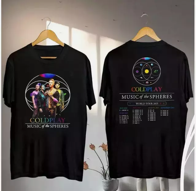 2025 Coldplay Music Of The Spheres Tour Shirt, Coldplay Band 2025 Concert, Col