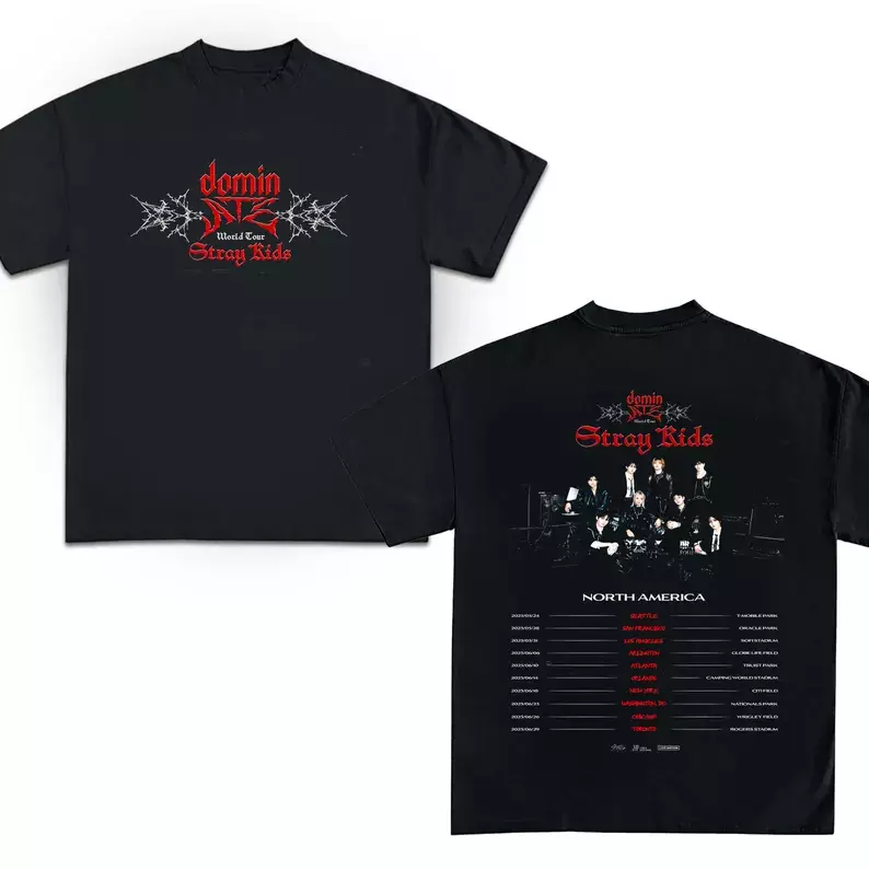 Stray Kids World Tour 2025 Tshirt, Stray Kids Europe Shirt, Dominate Skz Tshirt