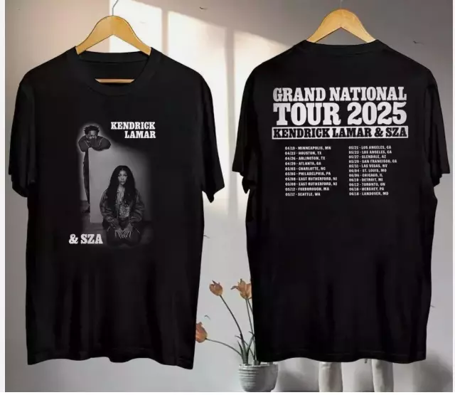 Kendrick Lamar 2025 Grand National Tour Shirt Kendrick Lamar Sza Concert 20