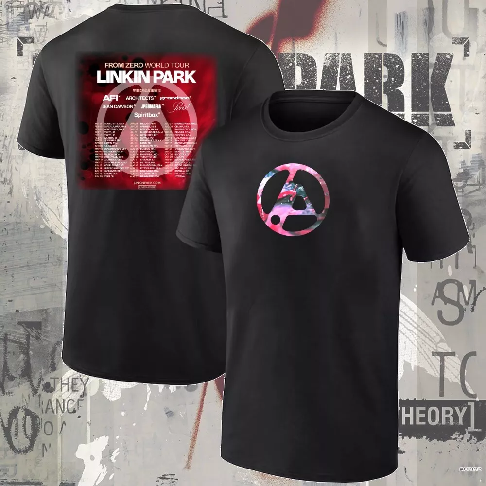 Linkin Park From Zero World Tour 2025 Tour Dates 2 Sides Shirt Full