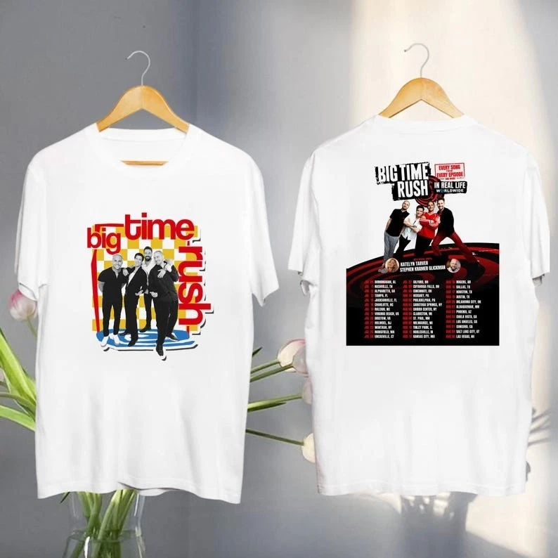 Shirt Big Time Rush Graphic, 2025 Big Time Rush In Real Life Worldwide Tour