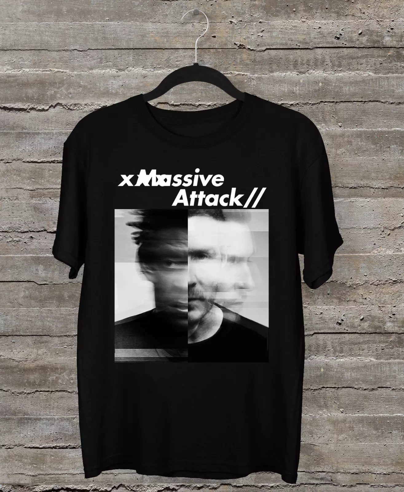 Massive Attack 2025 Tour Short Sleeve Cotton Black Shirt Ae409