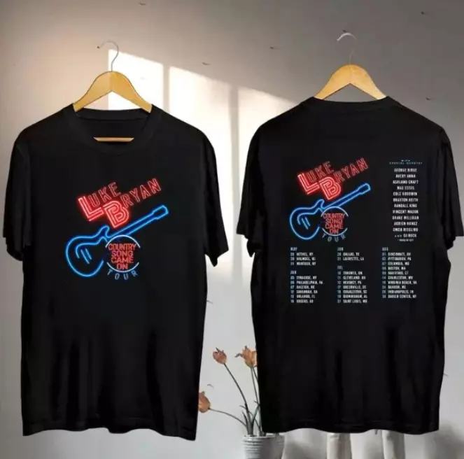 Luke Bryan Country Song Came On Tour 2025 Shirt